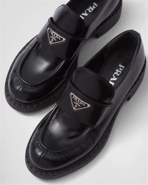 prada loafers heel|clearance Prada loafers.